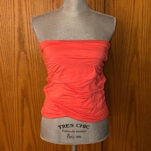 Free People Coral Tube Top